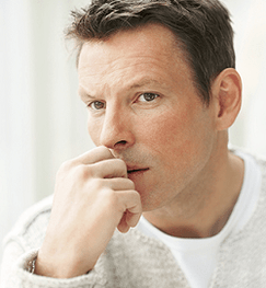 The man was thinking about discharge during arousal